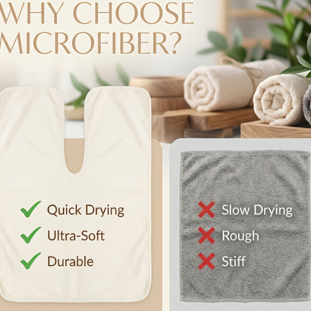 Microfiber Facial Towels 6 Pack – Professional Split-Fiber Esthetician Face Towels for Facials, Mask Removal & Spa, Ultra-Soft Reusable Face Cloths for Skincare Routine, Spa Steam Towels, Gift for Women