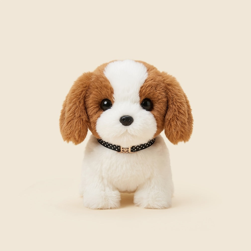 Interactive Walking Plush Pet Toy 9 Styles – Golden Retriever Husky Saint Bernard Kitten Chick Electric Realistic Barking Stuffed Animal, Best Birthday Gift for Toddlers Kids Ages 3+