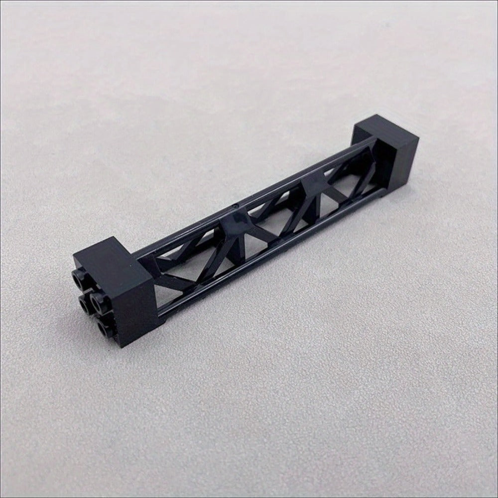 2x2x10 Pillar Support Bricks 20pcs Black – LEGO-Compatible Column Rod Blocks for MOC City Train Girder Military Architecture Builds, Parts 58827 95347, Bulk Brick Accessory for Kids & Adults