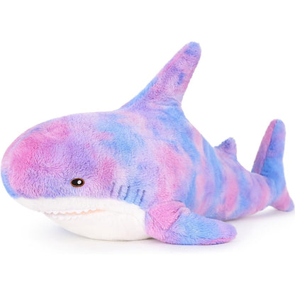 Shark Stuffed Animal Pillow – Soft Cute Plush Throw Pillow for Couch & Kids Room, Birthday Gift for Girls, Women & Ocean Animal Lovers, Mixed Colors