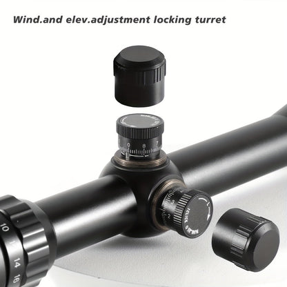 6-24X50 AO Rifle Scope with Illuminated Red Green Reticle, Long Range Hunting Scope for 20mm Picatinny Rail Mount, Tactical Optical Sight for Shooting & Outdoor Use