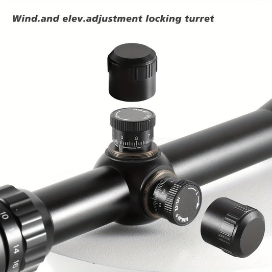 6-24X50 AO Rifle Scope with Illuminated Red Green Reticle, Long Range Hunting Scope for 20mm Picatinny Rail Mount, Tactical Optical Sight for Shooting & Outdoor Use