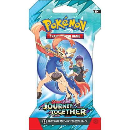 Pokemon TCG Scarlet & Violet Journey Together Blister Booster Pack | 10 Official Cards Per Pack | Random Assorted | Gift for Collectors Kids & Fans
