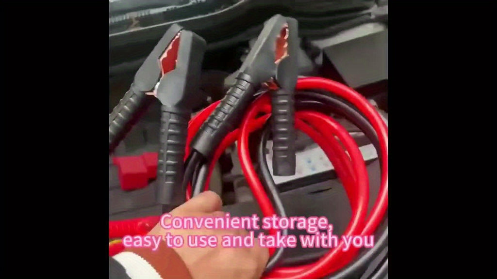 Jump Starter Cables for Car Batteries, Suitable for Vehicles Like Cars, Trucks, And Suvs - 157.48 inch Long, Without Battery
