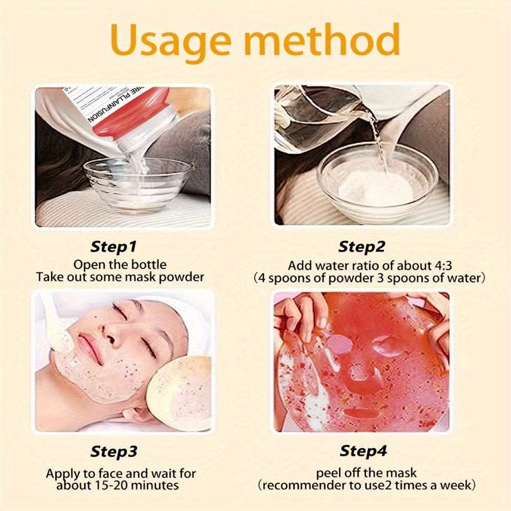Lactic Acid Jelly Peel-Off Face Mask 12.3 fl oz - Vampire Plasma Firming Hydrating Exfoliating Mask Alcohol-Free Paraben-Free Fragrance-Free for Women All Skin Types