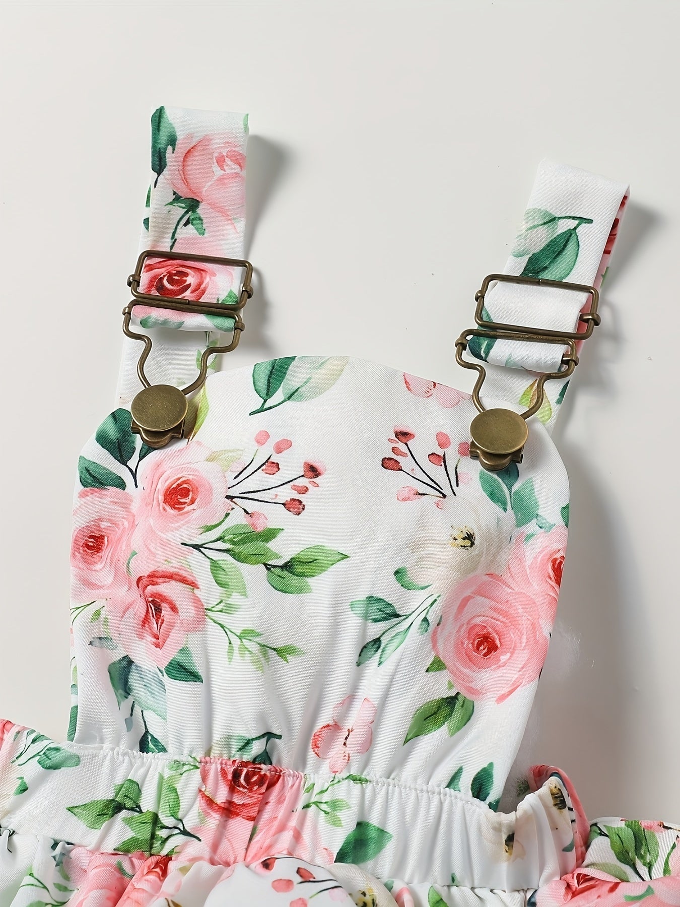 Baby Girls Outfit Set - Floral Graphic Style 23813