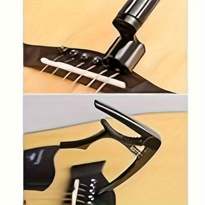 48-Piece Acoustic Guitar Accessory Kit with Strings, Capo and Picks detail image - detail view 12