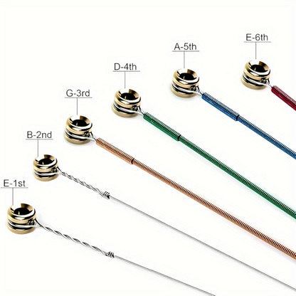 48-Piece Acoustic Guitar Accessory Kit with Strings, Capo and Picks detail image - detail view 3