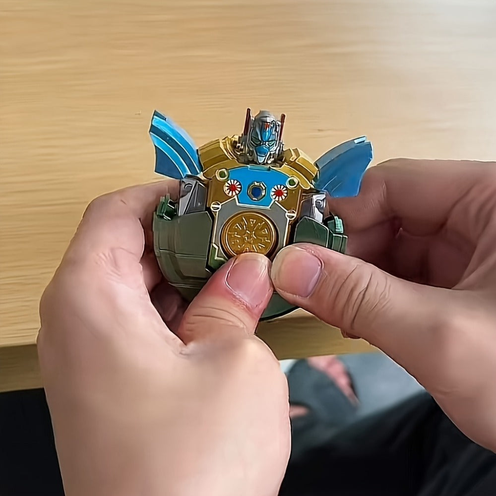 Deformation Robot Fingertip Gyro Fidget Spinner – Creative Finger Gyroscope Toy for Kids & Adults | 12/21/30 Pack Bulk Set, Stress Relief Gift