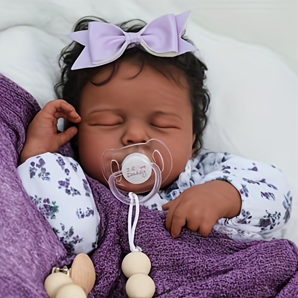 VIVIDOLL Reborn Baby Doll 19 Inch Realistic Newborn Lifelike Face Poseable Limbs Soft Touch Infant Doll Only No Accessories Birthday Christmas Gift for Kids Girls Ages 3+