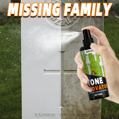 Stone Care Agent for Tombstone Memorial Stone Cleaner Quickly Restores Original Color Glycerin-Enhanced Deep Care Formula Unscented Compact with Cleaning Towel 2.37oz Grave Marker Restoration Kit