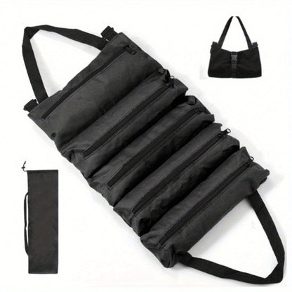 Collapsible Tool Bag Organizer for Hardware Storage | Foldable Tool Kit Bag for Carpentry Electricians Automotive Repairs Outdoor | Portable Buggy Bag Easy Transport