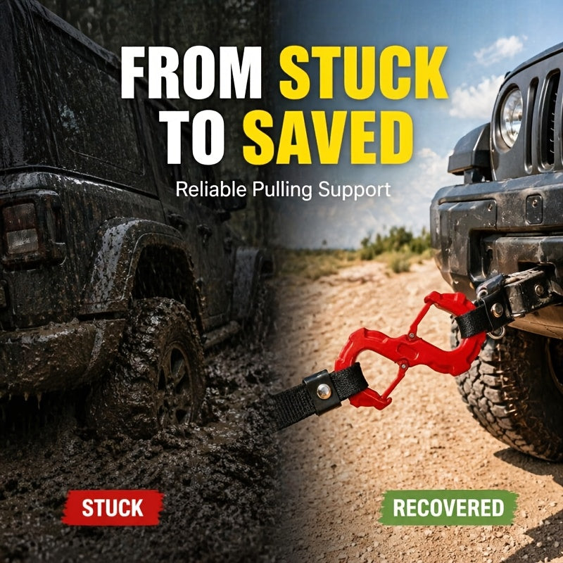 Multi Functional High-quality S-shaped Trailer Tow Hook, Heavy-duty G80 Alloy Steel, Towing Hook Load Capacity Of 33000 Pounds, Suitable For Off-road Rescue, Trucks, Trailers, SUVs And Other Vehicles, Essential For Outdoor Adventure Travel