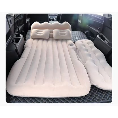 Car Inflatable Mattress for SUV Back Seat – Portable Foldable Air Bed, PVC Flocking, with Air Pump, 2 Pillows & Storage Bag (5 Colors)