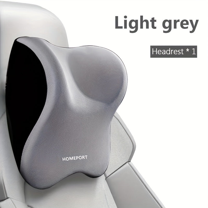 Car Seat Headrest Neck Pillow, Boost Your Driving Comfort, 100% Pure Memory Foam Travel Neck Pillow, with Breathable Removable Cover, Comfortable Ergonomic & Neck
