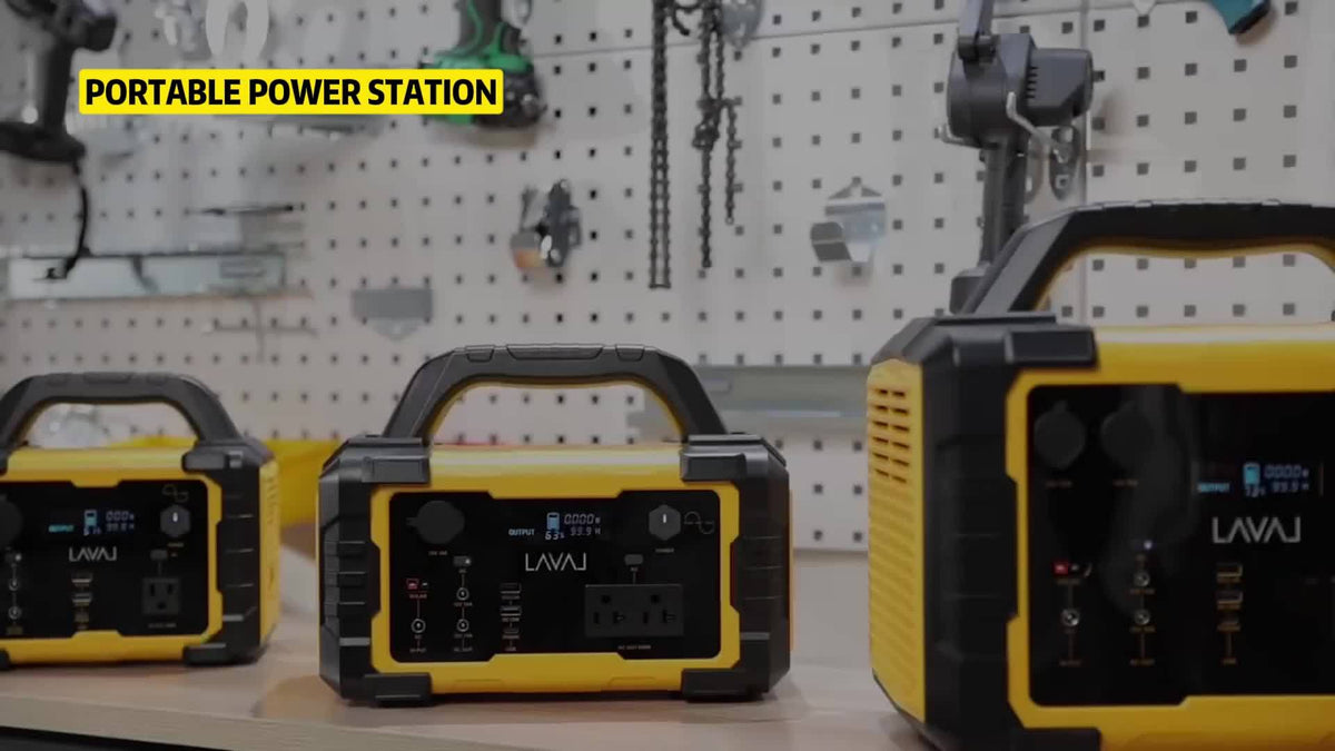 300W/1000W Portable Power Station, 299Wh/1024Wh Solar Generator with AC Qutlet/2 DC Ports/3 USB Ports Backup Battery/Power Supply for Qutdoor Trip RV Camping Emergency Survival Gear Travel Hunting Fishing Emergency (Excluding Solar Panels)