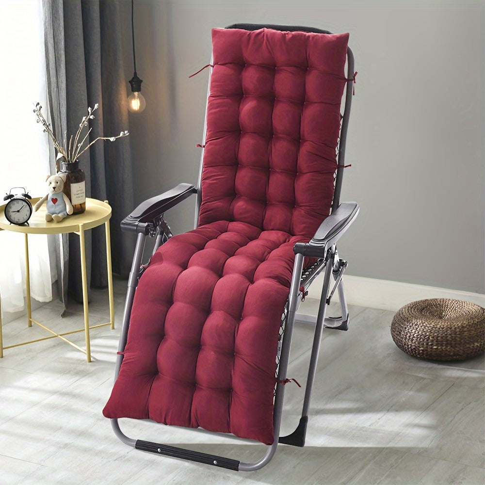 Chaise Lounge Cushion shown in the Burgundy, 1pc option