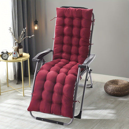 49-Inch Fabric Chaise Lounge Cushion with Multiple Color Options for Patio detail image - detail view 10