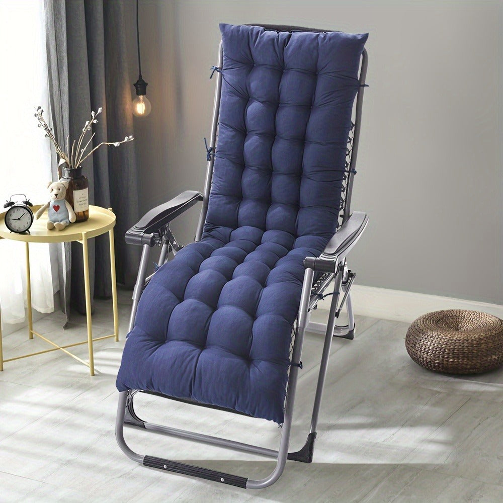 49-Inch Fabric Chaise Lounge Cushion with Multiple Color Options for Patio detail image - detail view 11