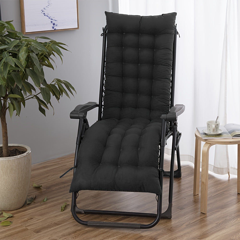 49-Inch Fabric Chaise Lounge Cushion with Multiple Color Options for Patio detail image - detail view 13