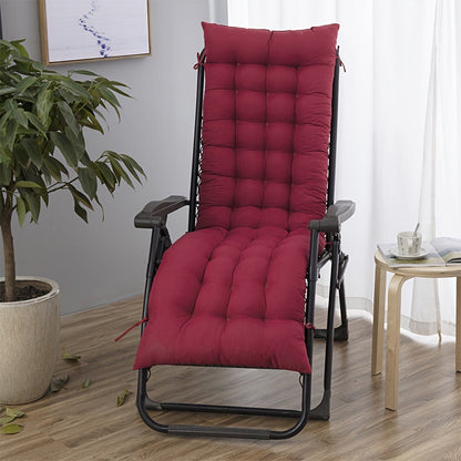 49-Inch Fabric Chaise Lounge Cushion with Multiple Color Options for Patio detail image - detail view 17
