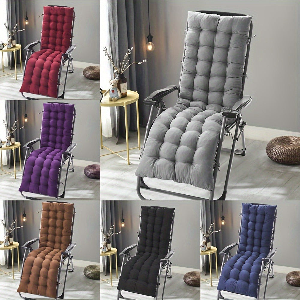 49-Inch Fabric Chaise Lounge Cushion with Multiple Color Options for Patio detail image - detail view 19