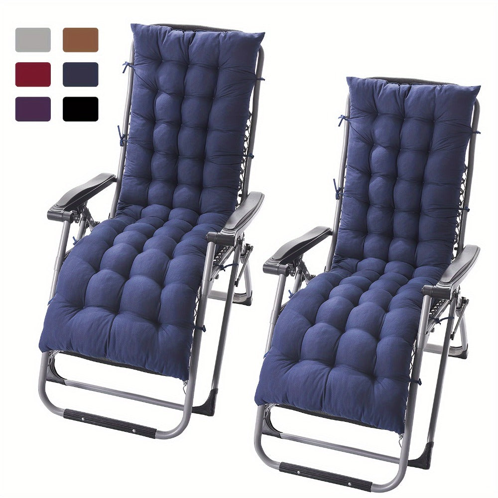49-Inch Fabric Chaise Lounge Cushion with Multiple Color Options for Patio detail image - detail view 3