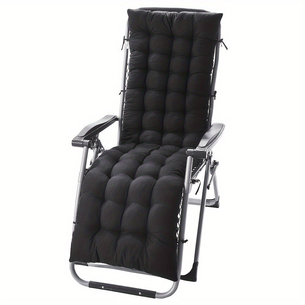 49-Inch Fabric Chaise Lounge Cushion with Multiple Color Options for Patio detail image - detail view 5