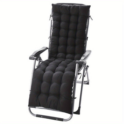 49-Inch Fabric Chaise Lounge Cushion with Multiple Color Options for Patio detail image - detail view 5