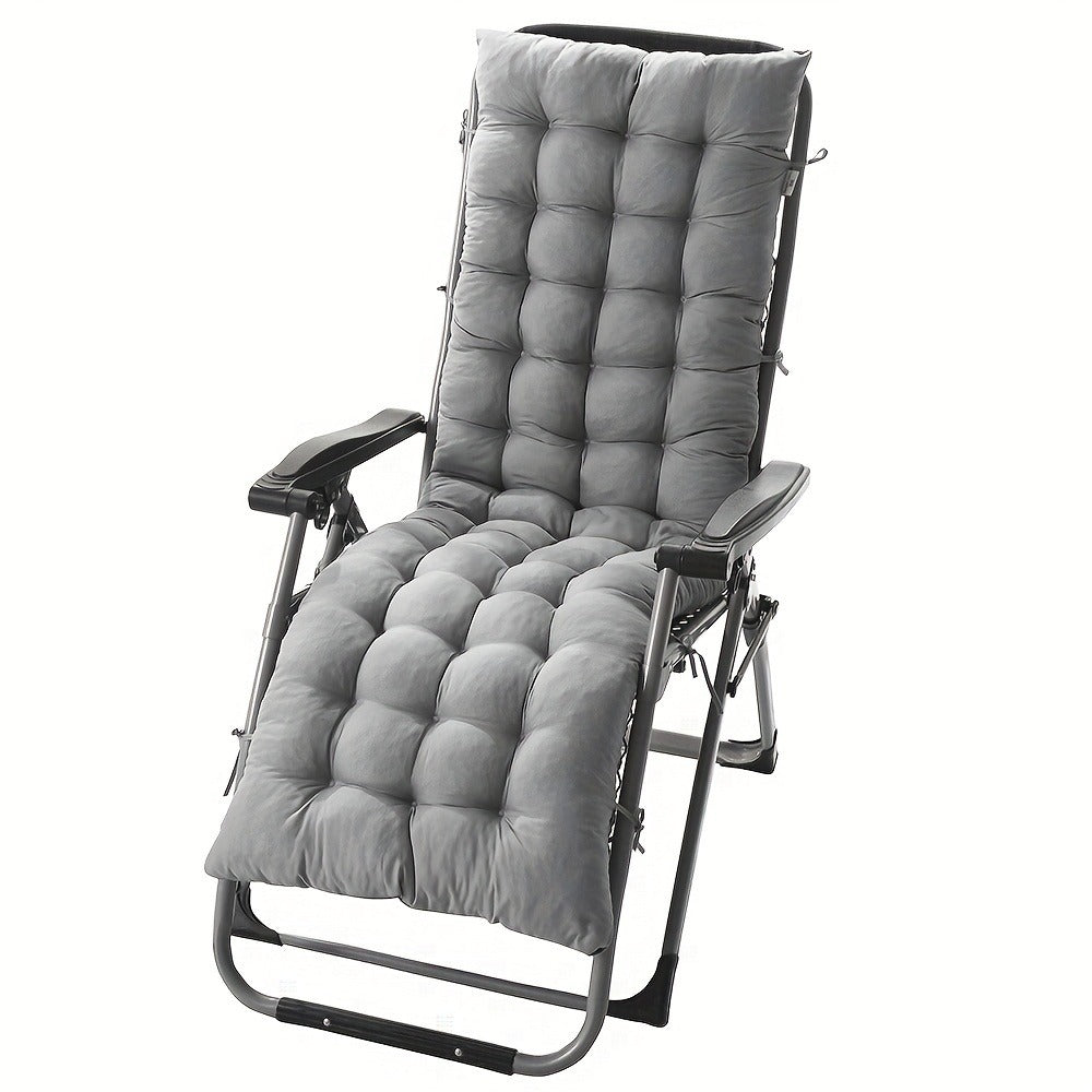 49-Inch Fabric Chaise Lounge Cushion with Multiple Color Options for Patio detail image - detail view 9