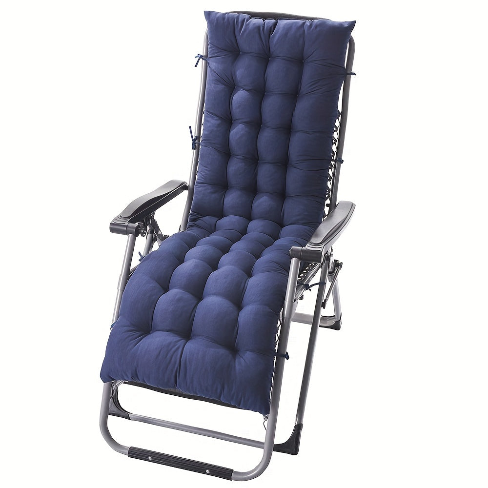 Chaise Lounge Cushion shown in the Navy Blue, 1pc option