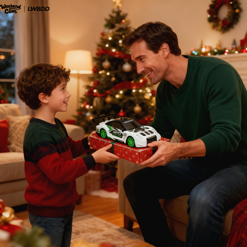 RC Drift Car 1:24 Scale 4WD High Speed Drifting Remote Control Sports Car for Adults Teens Boys Girls – 2.4GHz Racing Model Smooth Indoor Drift Racer Birthday Christmas Gift Red