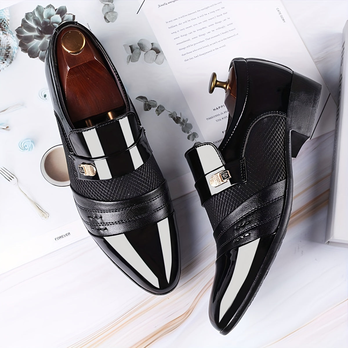 Men's Casual Slip-On Shoes - Slip-On Ease
