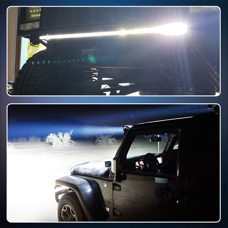20 Inch Slim LED Light Bar Flood Spot Combo Running Light Off Road Lights for Trucks Tractor ATV SUV And Boat