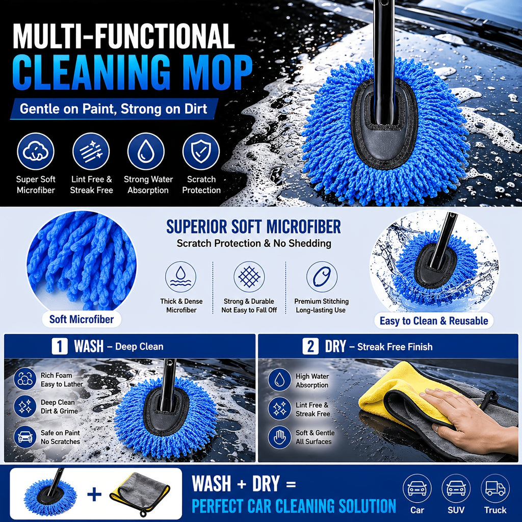 46pcs Car Cleaning And Washing Kit, Internal Detail Cleaning Kit, Equipped with High-power Handheld Vacuum Cleaner, Foldable Bucket, Windshield Tool, Snow Shovel, Tire Brush, Complete Set Of Car Care Tools, Holiday Gift for Family
