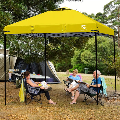 10x10 Canopy Replacement Top Cover for Straight Leg Tents – Ventilation Ports, Instant Shade, 11 Color Options – Waterproof Pop-Up Canopy Top for Camping, Outdoor Events & Backyard (Top Cover Only)