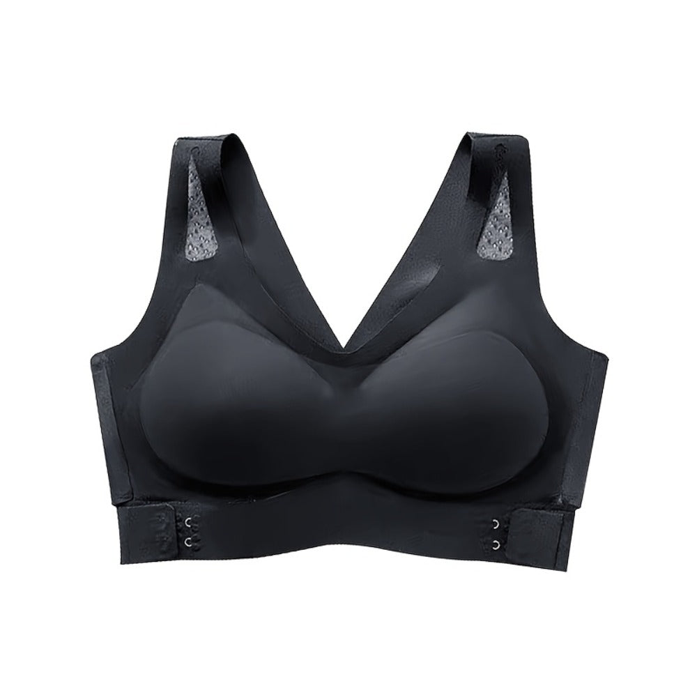 Electric Chest Massager Vibration Rechargeable - Intelligent Constant Temperature Heating Massage Bra for Women, Multi-Functional Wearable Chest Massager for Home Use, Sports Cross-Back Design XXL Size