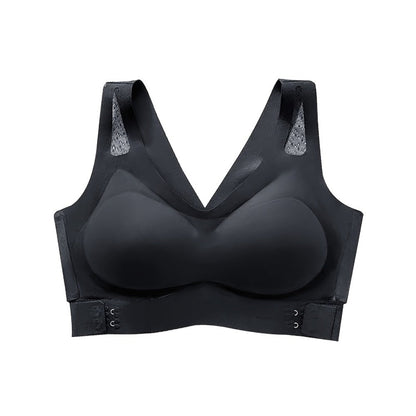 Electric Chest Massager Vibration Rechargeable - Intelligent Constant Temperature Heating Massage Bra for Women, Multi-Functional Wearable Chest Massager for Home Use, Sports Cross-Back Design XXL Size