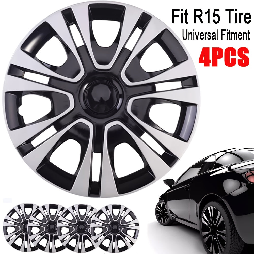[Premium Wheel Hub Covers] 4pcs/Set 15-Inch/16-Inch Full Cover Wheel Hub Covers - Premium Protection, Easy Installation, And Enhanced Aesthetics, Universally Compatible With Sedan, Truck, SUV, Coupe