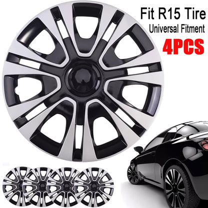 [Premium Wheel Hub Covers] 4pcs/Set 15-Inch/16-Inch Full Cover Wheel Hub Covers - Premium Protection, Easy Installation, And Enhanced Aesthetics, Universally Compatible With Sedan, Truck, SUV, Coupe