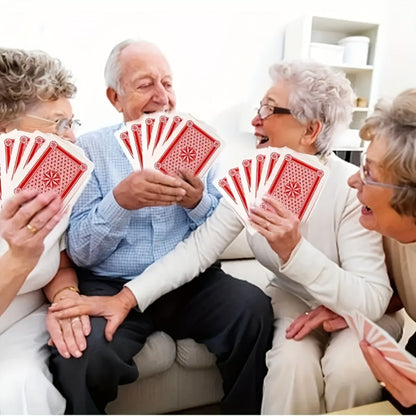 Giant Playing Cards 4x 6x Jumbo Size Poker Cards – Extra Large Card Game Set for Outdoor Party Backyard Fun Family Game Night Kids Adults Gift