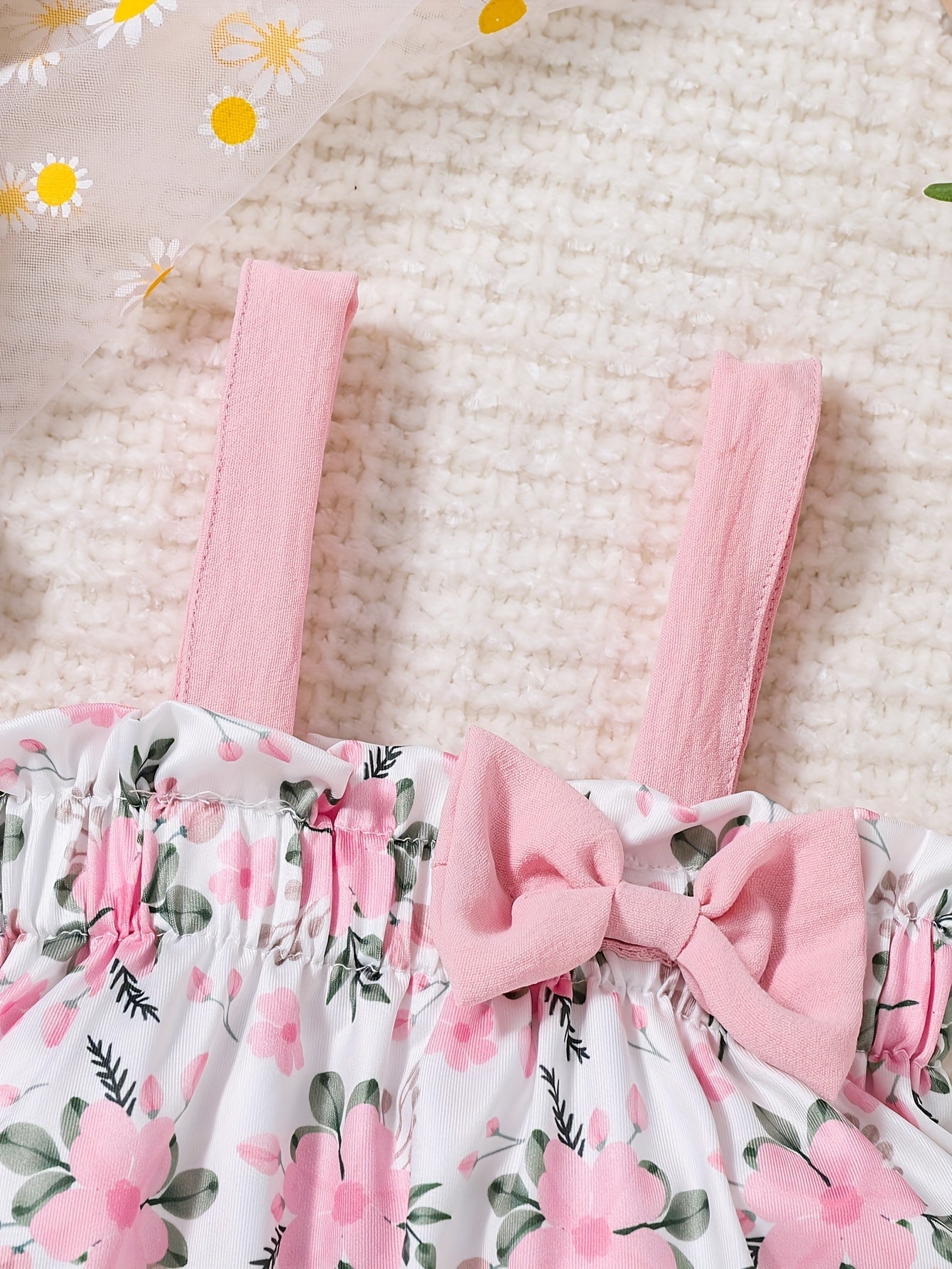 Baby Girl Floral Outfit Set - Spring