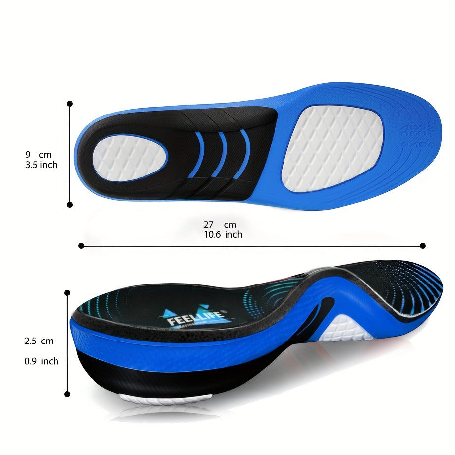 Arch Support Insoles Flat Feet Heavy Duty Shoe Inserts Men Women Work Boots