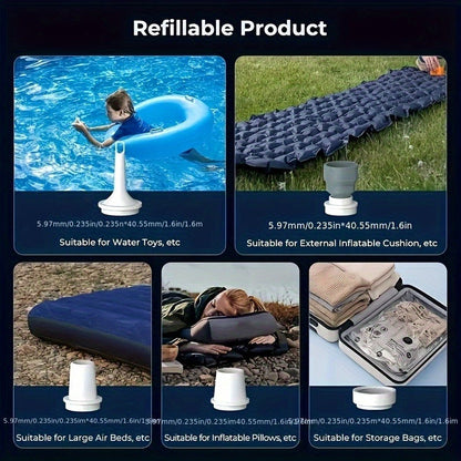 Portable Electric Air Pump USB Rechargeable 800mAh