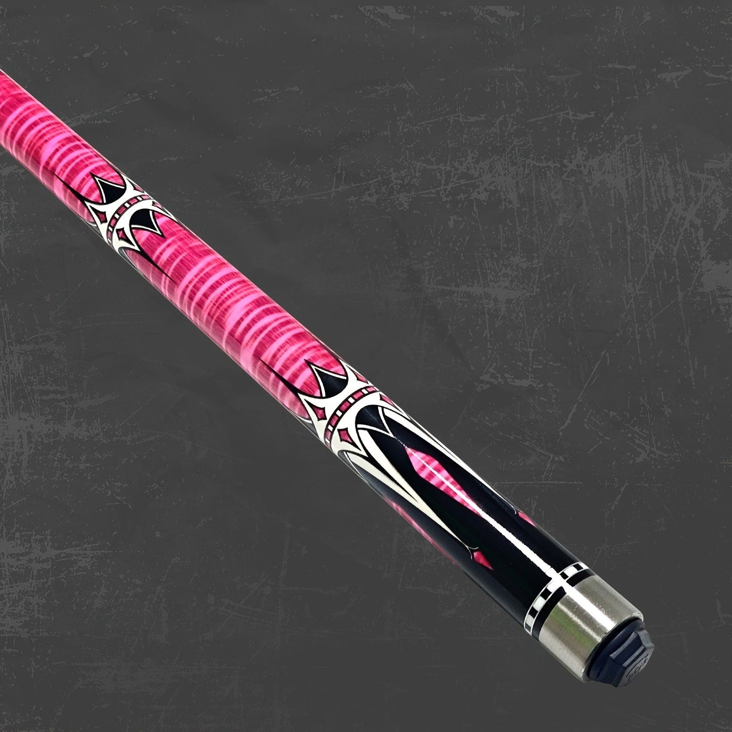 2-Piece Carbon Fiber Billiard Cue – Unisex Pool & Snooker Cue Stick, Low Deflection, Pink or Blue – Perfect Gift for Dad, Husband & Snooker Enthusiasts, Christmas & Holiday Gift