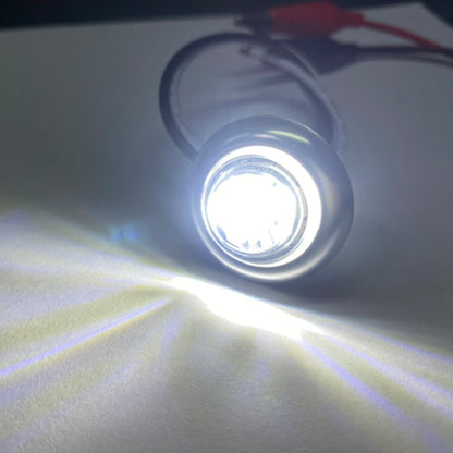 Marine Boat Lights 20 Pack, DC 12V Submersible LED Side Marker Lights for Boat Transom Stern Tail Yacht, Round Courtesy Navigation Lights, Waterproof 3-LED 1.2W, Red Blue Green White Amber Purple