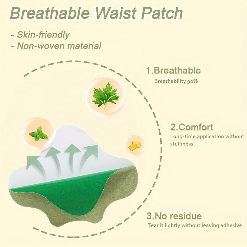 Pain Relief Patches 100pcs – Breathable Muscle & Joint Support Patches for Waist, Back, Knee, Elbow & Neck, Discreet Wear for Sports, Exercise & Home Use