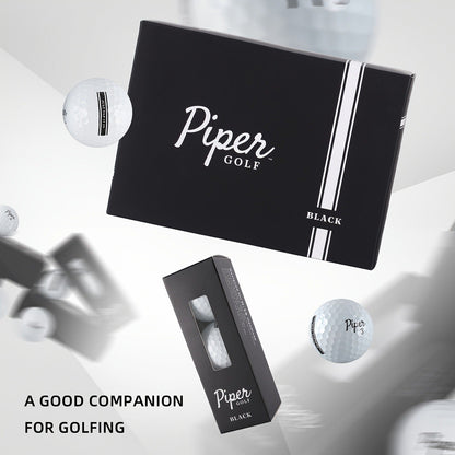 Golf Balls 3-Ply PU Cover with Soft Feel & High Visibility Colors, Professional Distance Golf Ball for Competitive Play and Training, Ideal for Adult Golfers