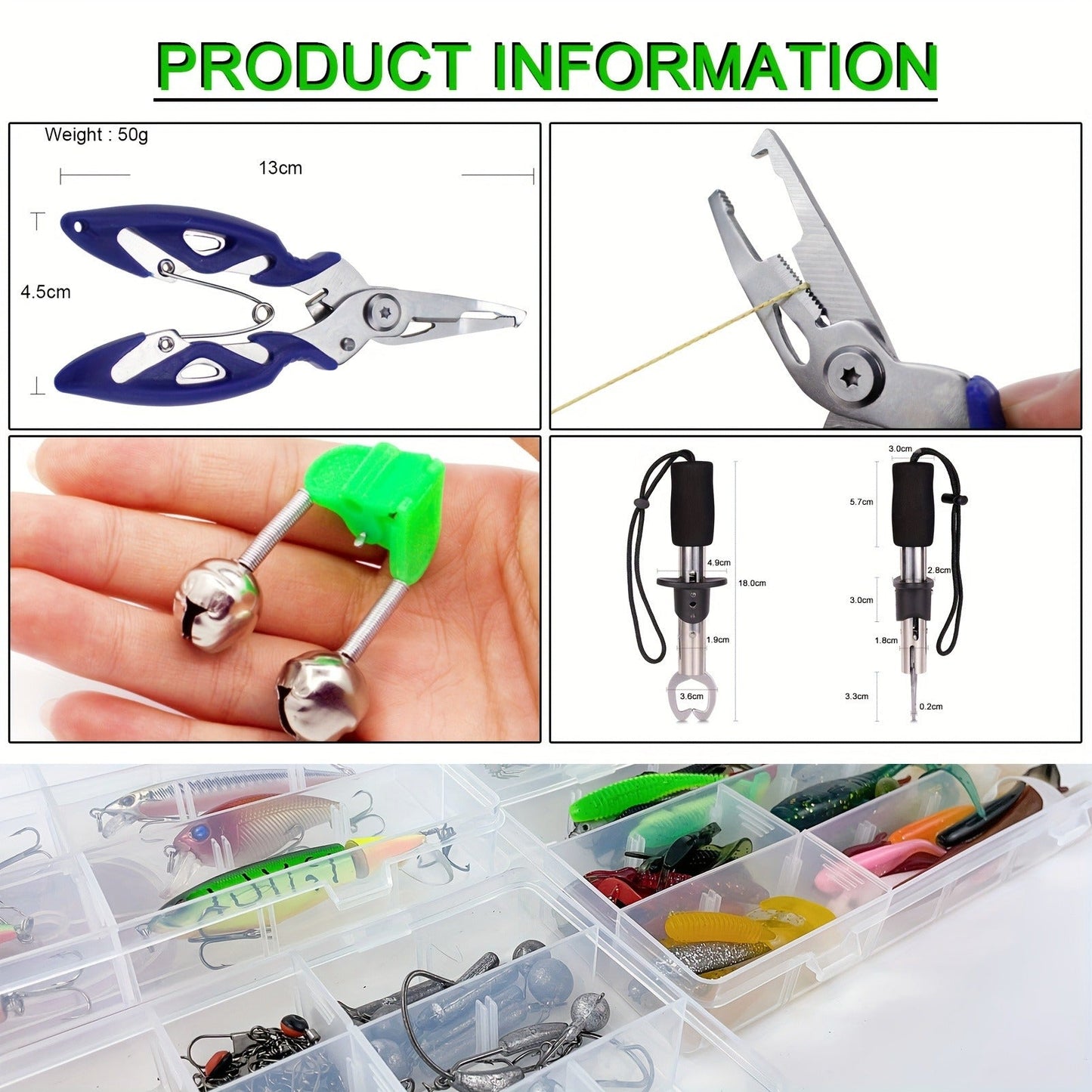 Fishing Lures Kit 346pcs with Tackle Box – Crankbaits, Minnow, Spinnerbaits, Spoons, Soft Baits, Jigs, Hooks, Weights & Sinkers, Topwater Lures for Freshwater & Saltwater Bass Fishing, Angler Gift Set