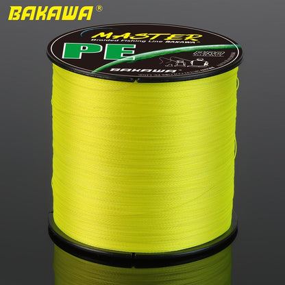 PE Braided Fishing Line 500m – 4 Strand 100% PE, Multi-Color & Solid Colors, 20-85lb, Saltwater Freshwater Carp Fishing